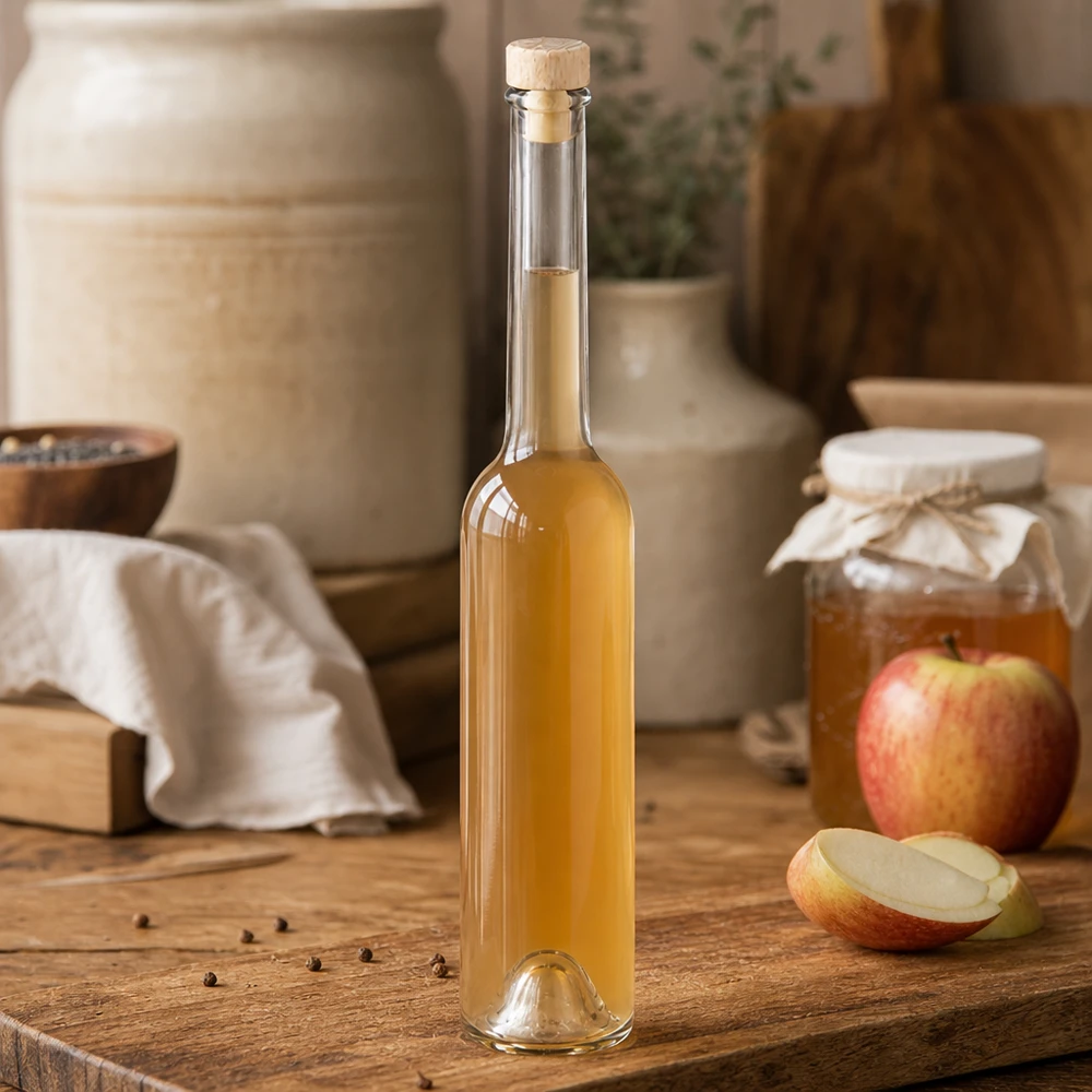 100 ml glazen fles Hugo met houten handgreepkurk UNiTWIST® 100 ml glazen fles Hugo met houten handgreepkurk UNiTWIST®