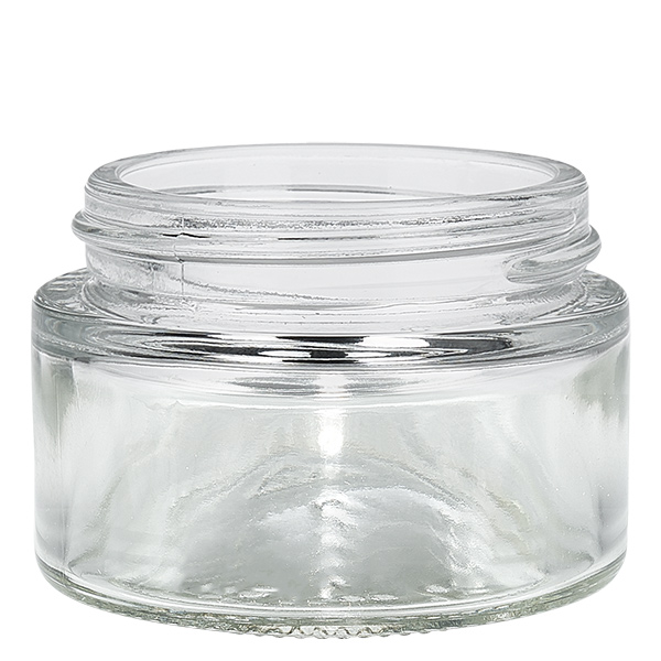 Glazen pot 30ml helder met inlay deksel UNiTWIST Glazen pot 30ml helder met inlay deksel UNiTWIST