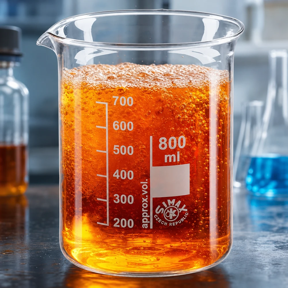 Robuuste beker 800 ml van borosilicaatglas met lage vorm voor veelzijdige toepassingen in laboratoria en de industrie