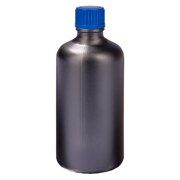 100ml fles 11mm SV blauw STD BlackLine UT18/100 100ml fles 11mm SV blauw STD BlackLine UT18/100
