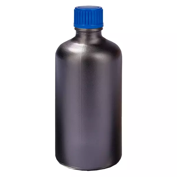 100ml fles 11mm SV blauw STD BlackLine UT18/100 100ml fles 11mm SV blauw STD BlackLine UT18/100