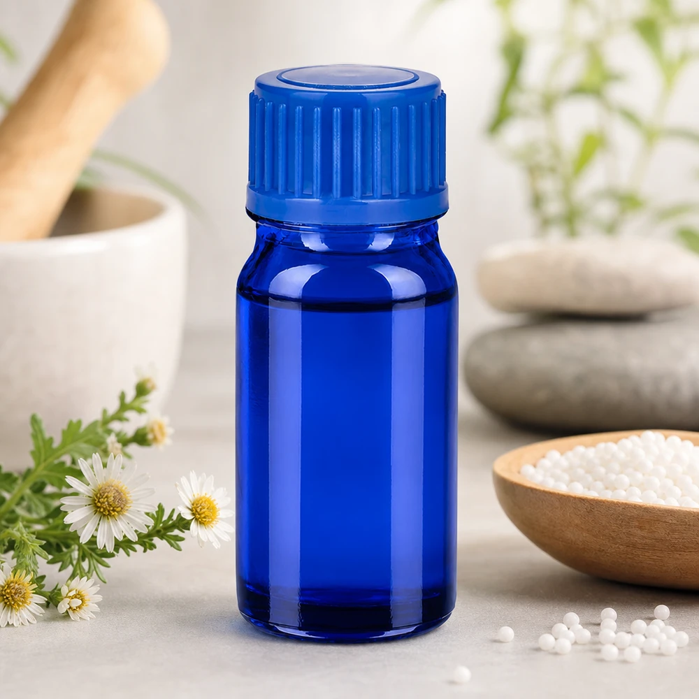 Professioneel 5ml laboratoriumflesje blauw met nauwkeurig 11mm schroefdraad voor kwaliteitscontrole