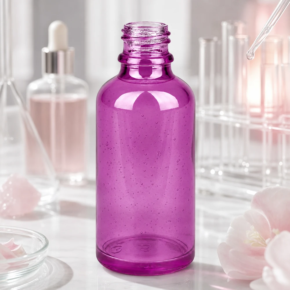 PurpleLine UT18/50 apothekersfles 50ml van robuust glas voor veilige opslag van werkzame stoffen