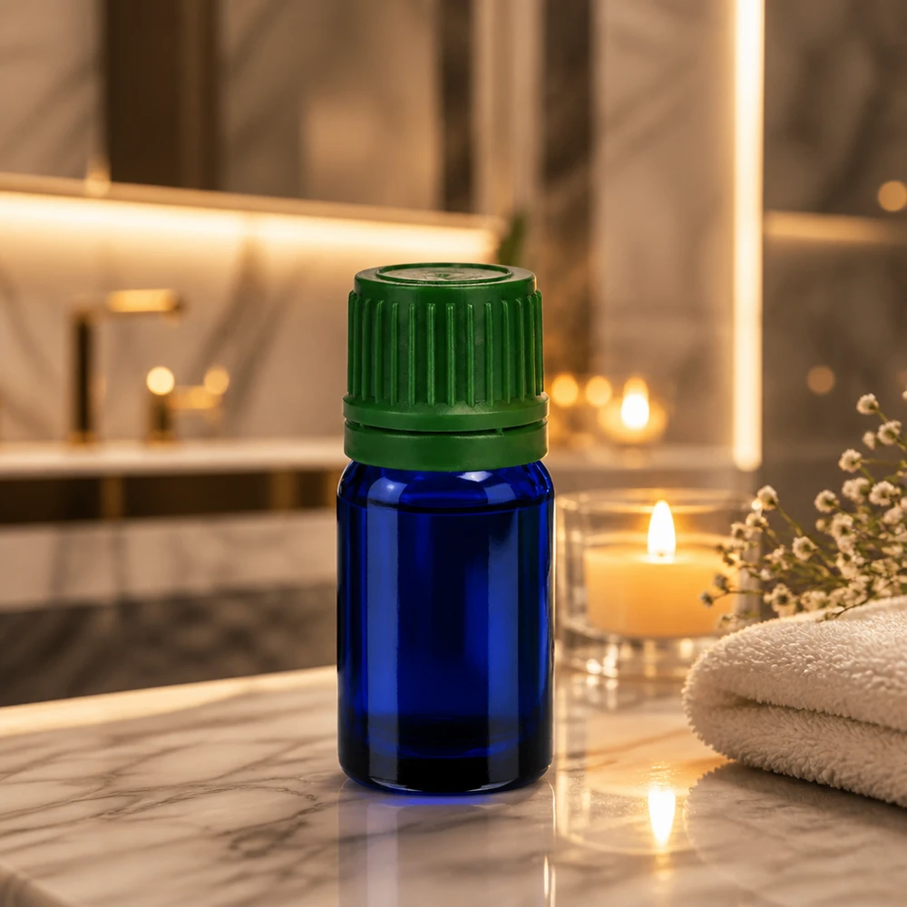 5ml flesje 11mm SV groen OV BlueLine UT18/5 Professioneel 5ml laboratoriumflesje met groene dop voor veilig opbergen