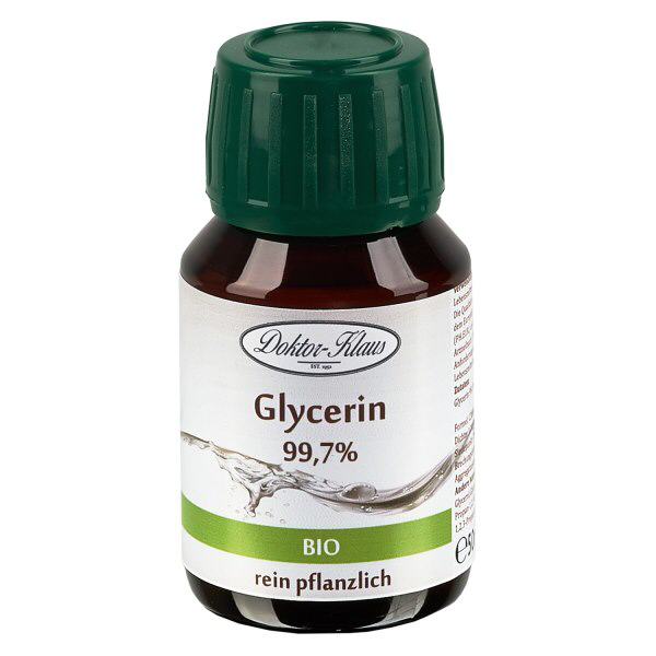 Bio-glycerine 99.7% in bruine 50ml PET fles met VR - E 422 Bio-glycerine 99.7% in bruine 50ml PET fles met VR - E 422