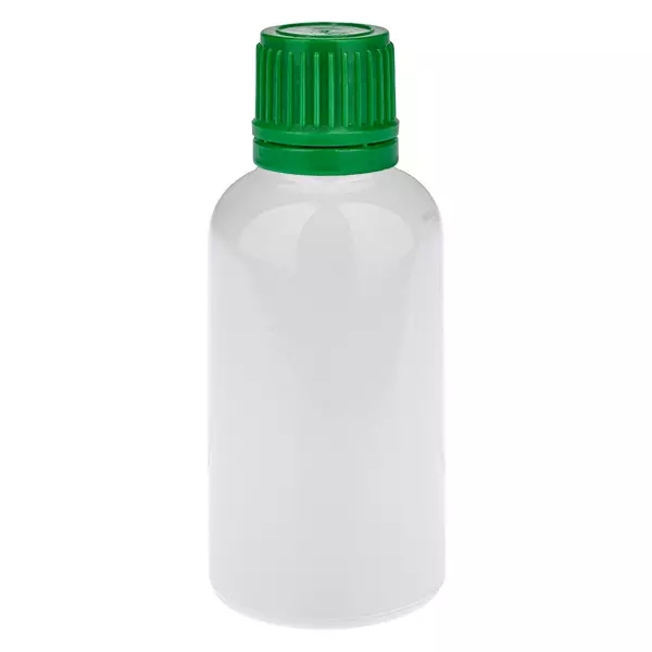 30 ml flesje 11 mm schroefdop groen verzegelde sluiting WhiteLine UT18/30 30 ml flesje 11 mm schroefdop groen verzegelde sluiting WhiteLine UT18/30