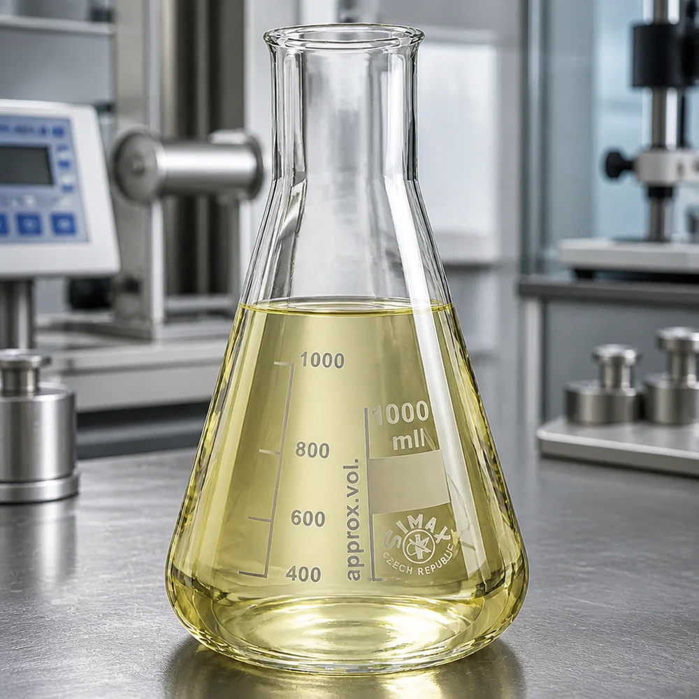 Erlenmeyer 200 ml met wijde hals gemaakt van robuust laboratoriumglas met een lange levensduur