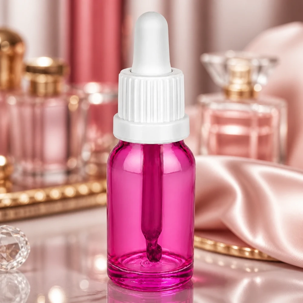 10ml pipetfles wit Originality schroefdop PurpleLine UT18/10 Professionele 10ml pipetfles voor aromatherapie OV PurpleLine UT18/10