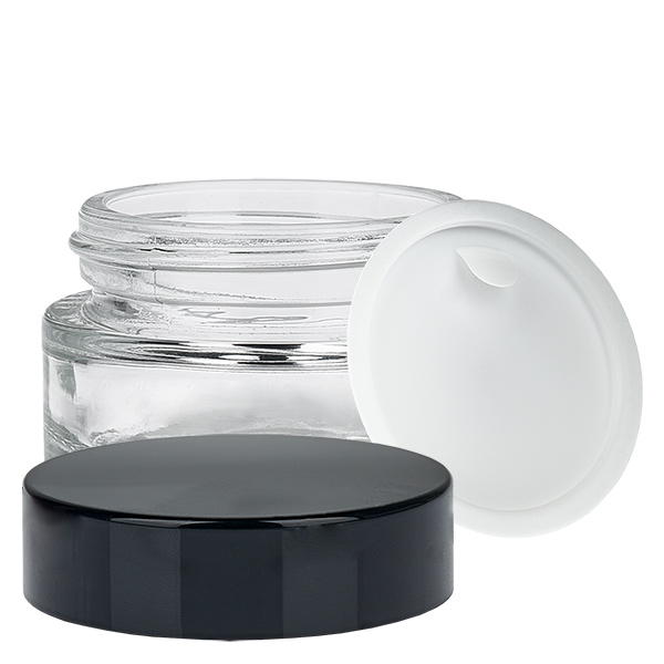 Glazen pot 20ml helder met deksel UNiTWIST Glazen pot 20ml helder met deksel UNiTWIST
