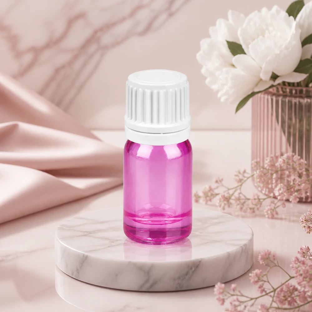 5 ml PurpleLine flesje met witte antislipdop voor professioneel doseren
