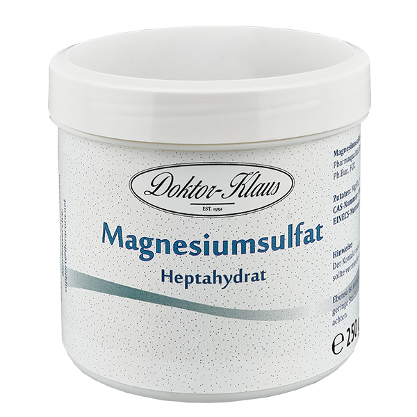 250g Doktor-Klaus magnesiumsulfaat 7-hydraat 250g Doktor-Klaus magnesiumsulfaat 7-hydraat