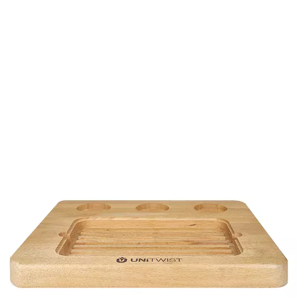 Houten plank (beuken) voor UNiTWIST hot stone sets Houten plank (beuken) voor UNiTWIST hot stone sets