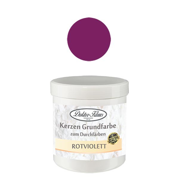 Doktor-Klaus kaarsenbasiskleur roodviolet, 7 g, in pot Doktor-Klaus kaarsenbasiskleur roodviolet, 7 g, in pot