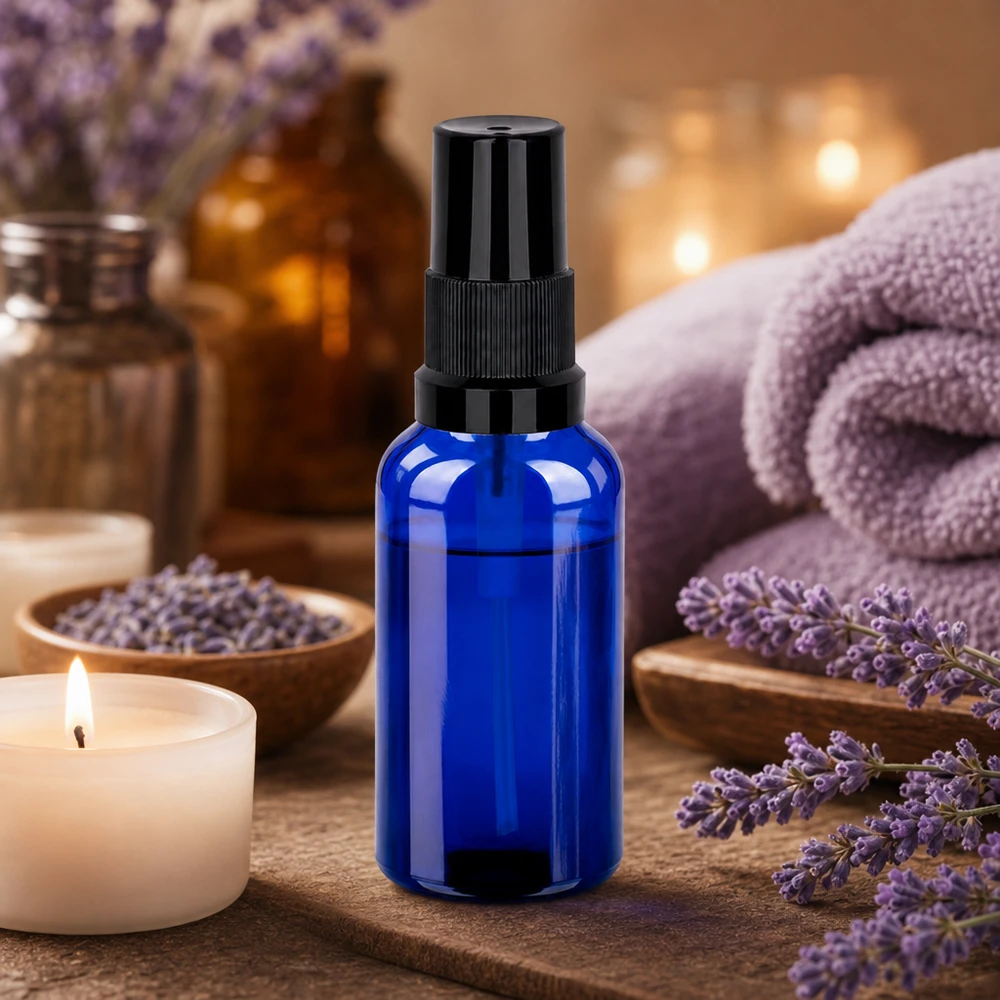 30ml spuitfles zwart STD BlueLine UT18/30 Handig blauw 30ml flesje met spuitpompje voor natuurlijke schoonheids- en smaakmengsels