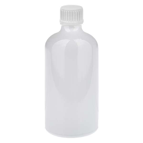 100 ml druppelfles 0,9 mm wit standaarddop WhiteLine UT18/100