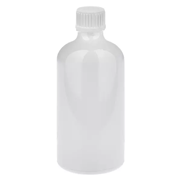 100 ml druppelfles 0,9 mm wit standaarddop WhiteLine UT18/100 100 ml druppelfles 0,9 mm wit standaarddop WhiteLine UT18/100