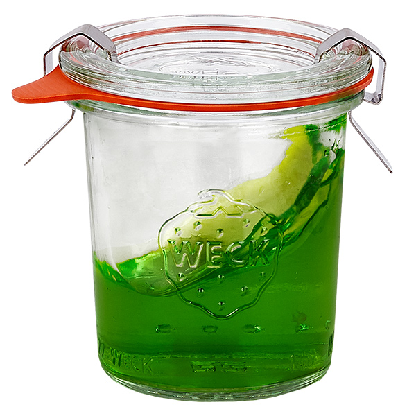 Set van 36 Weck potten 140 ml bekers met 36 glazen deksels Set van 36 Weck potten 140 ml bekers met 36 glazen deksels
