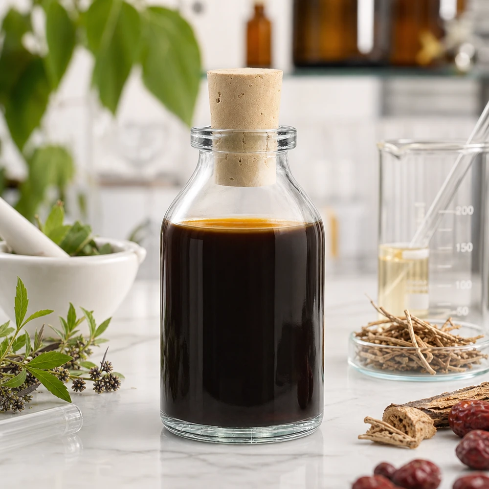 Injectiefles helder glas 20ml met kurk 11/14mm Kompakte Korkenflasche aus Klarglas 20ml für Kräutermedizin und Naturprodukte