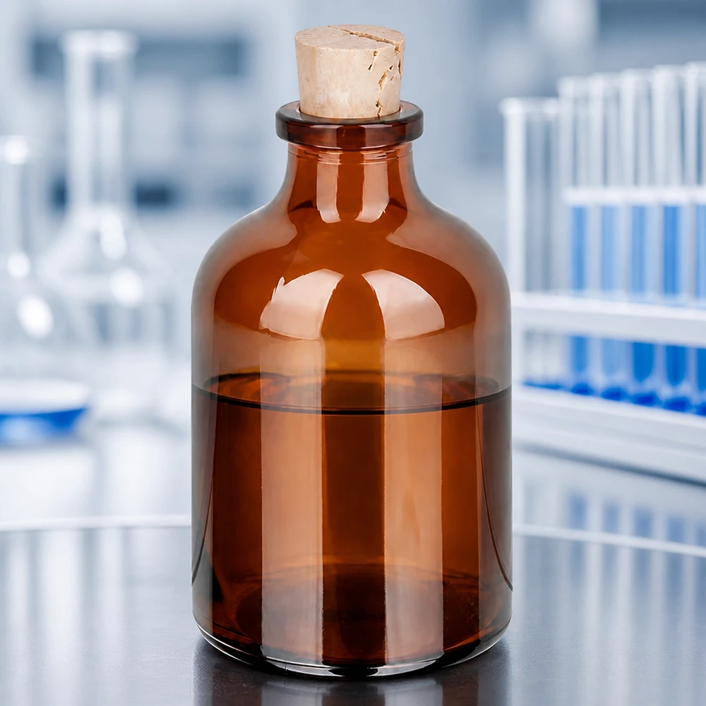 Injectiefles bruin glas 50ml met kurk 11/14mm Handliche Braunglasflasche 50ml mit Korken als Verpackungslösung für Naturheilmittel