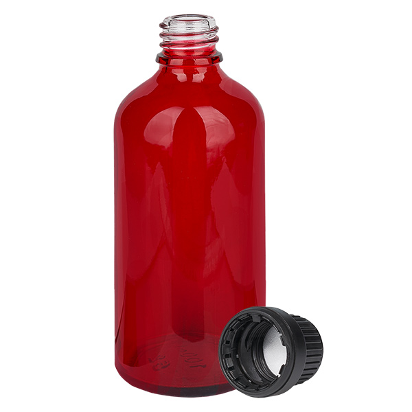 100ml fles 11mm SV zwart OV RedLine UT18/100 100ml fles 11mm SV zwart OV RedLine UT18/100