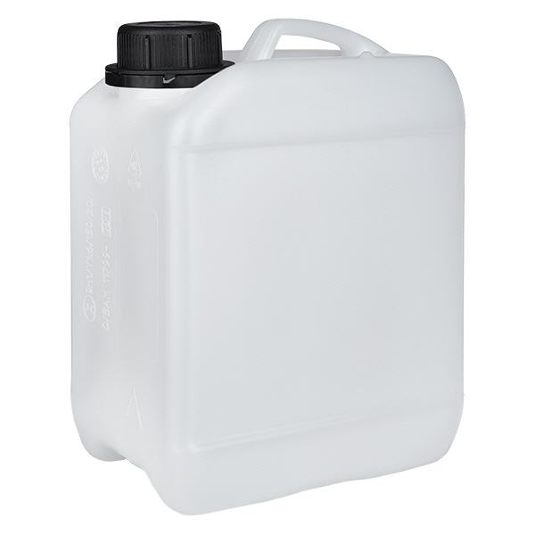 2.5l jerrycan met schroefsluiting wit 2.5l jerrycan met schroefsluiting wit
