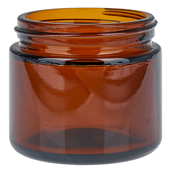 Glazen pot 60ml bruin met deksel UNiTWIST Glazen pot 60ml bruin met deksel UNiTWIST