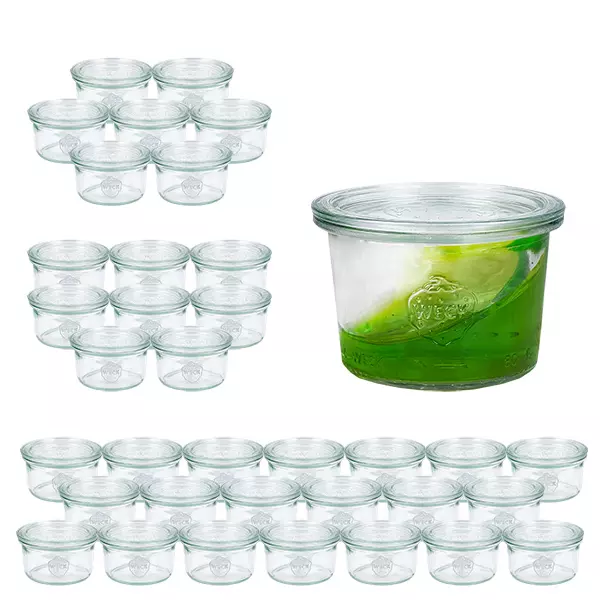 Set van 36 Weckpotten 80 ml bekers Set van 36 Weckpotten 80 ml bekers