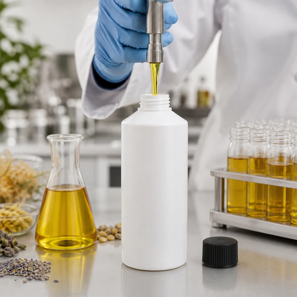 PET cilinderfles 100ml wit met schroefsluiting zwart Witte, cilindervormige apotheekfles van 100 ml, gemaakt van HDPE, met een zwarte dop en een smalle opening