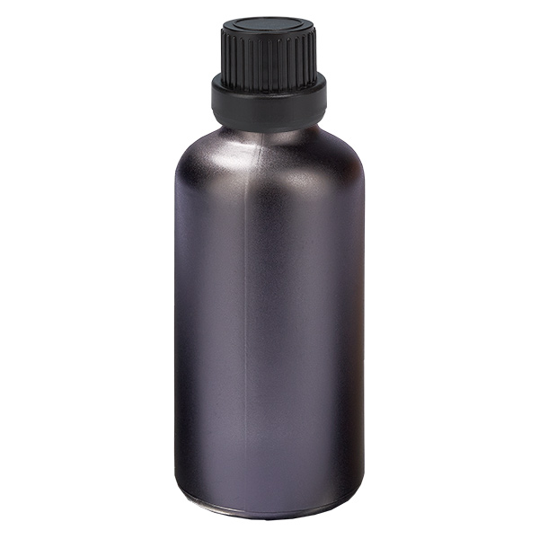50ml fles 11mm SV zwart OV BlackLine UT18/50 50ml fles 11mm SV zwart OV BlackLine UT18/50