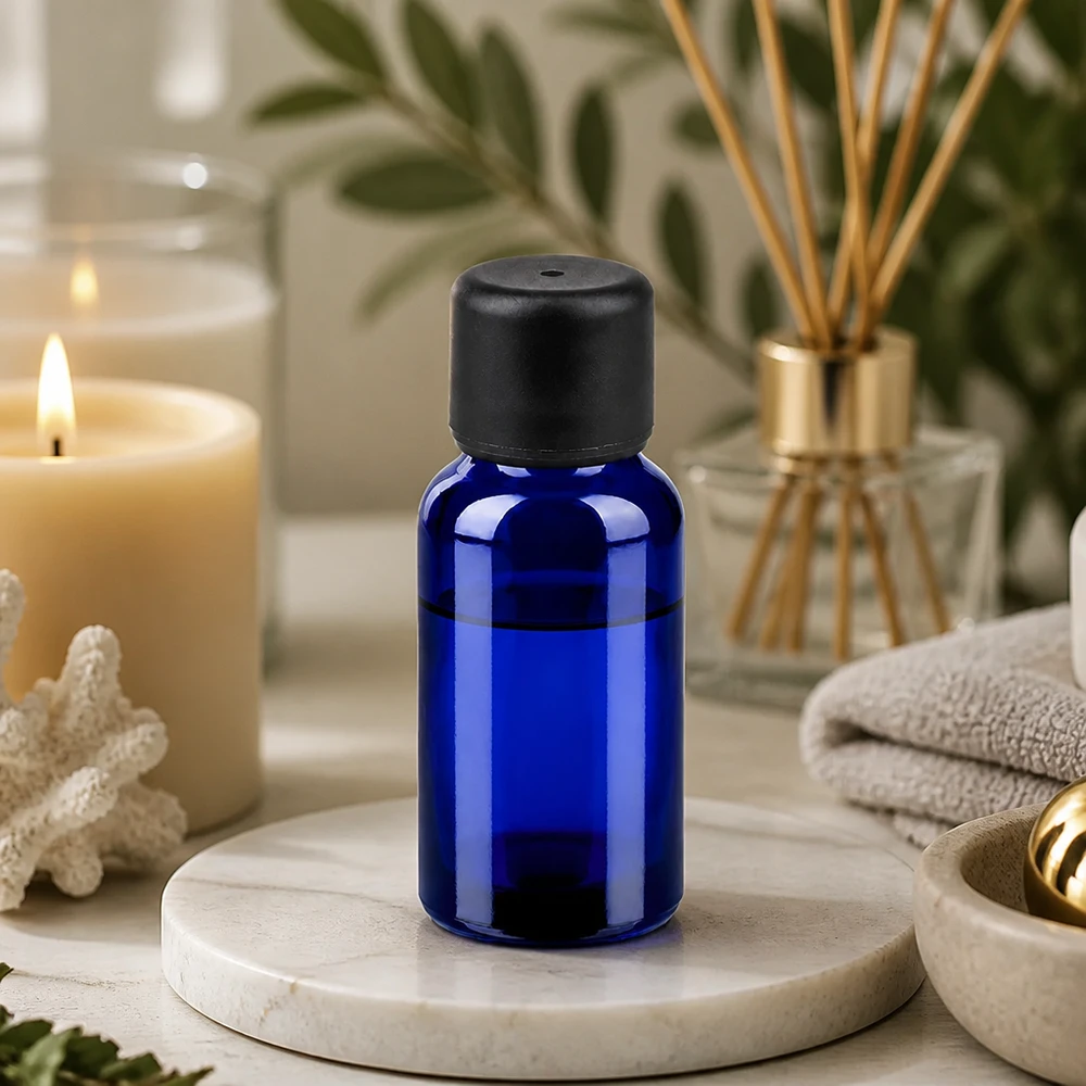 Premium glazen verpakking 20ml met corrosiebestendige zwarte dop voor chemische stabiliteit
