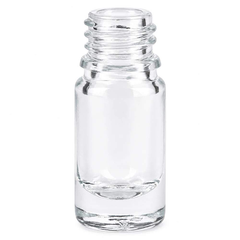 5ml apothekersflesje ApoGlas gemaakt van transparant glas voor medicijnen en tincturen