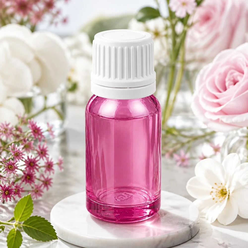 Premium 10 ml PurpleLine violet flesje met witte dop voor veilig bewaren