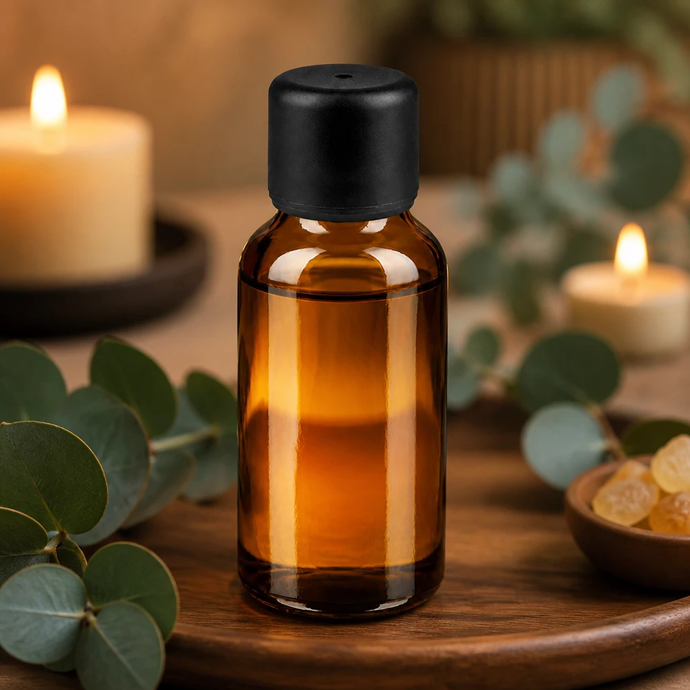 20ml fles 6mm SV zwart STD BrownLine UT18/20 Lichtbeschermingsflesje 20ml van bruin glas met dichte zwarte schroefdop