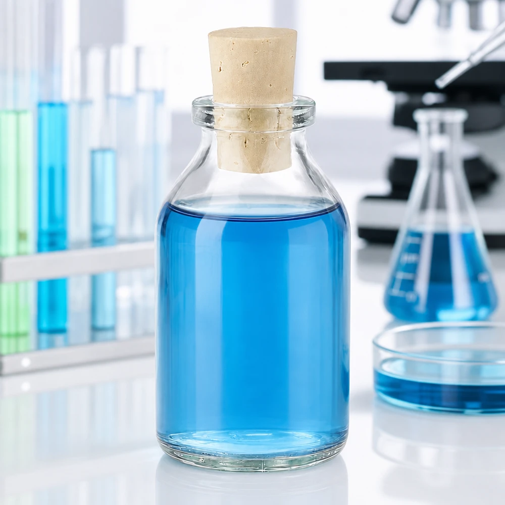 Injectiefles helder glas 20ml met kurk 11/14mm Wiederverwendbare Glasflasche 20ml mit dichtem Naturkorken für sichere Aufbewahrung