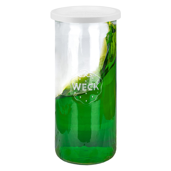 Set van 6 Weck bekers 1500ml + keep-fresh deksel HUND Set van 6 Weck bekers 1500ml + keep-fresh deksel HUND