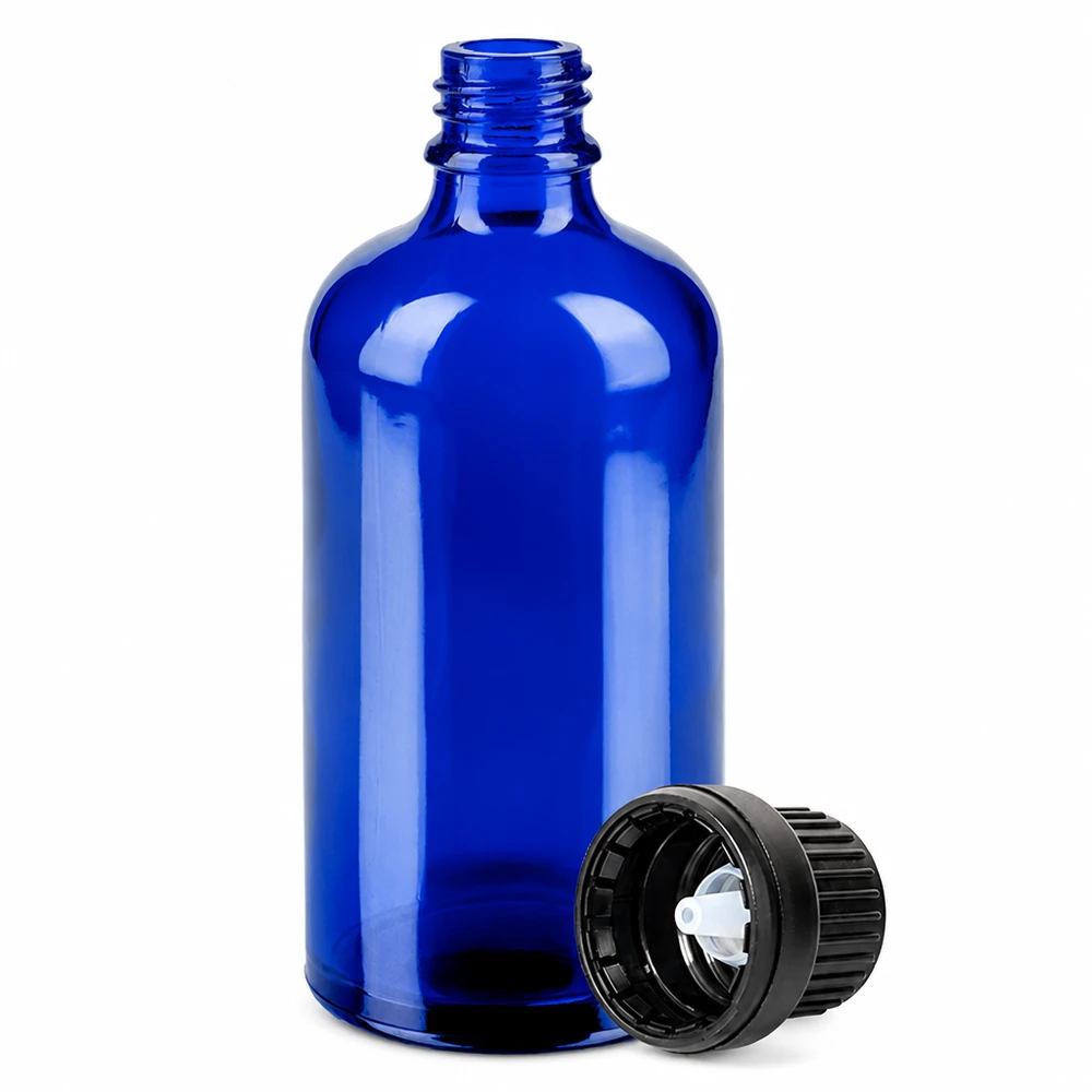 100ml druppelfles 2mm zwart OV BlueLine UT18/100
