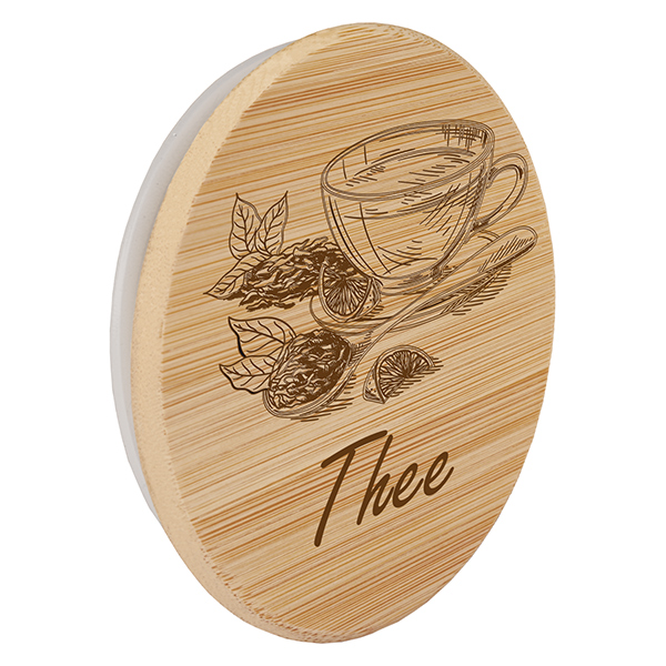Houten dekselset "Roggemeel" met WECK pot 1550ml Houten dekselset "Roggemeel" met WECK pot 1550ml
