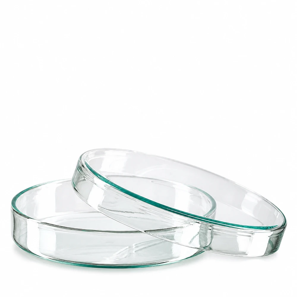 Petrischaal 100x20 mm van glas Transparante glazen petrischalen voor bacterieculturen en microbiologie