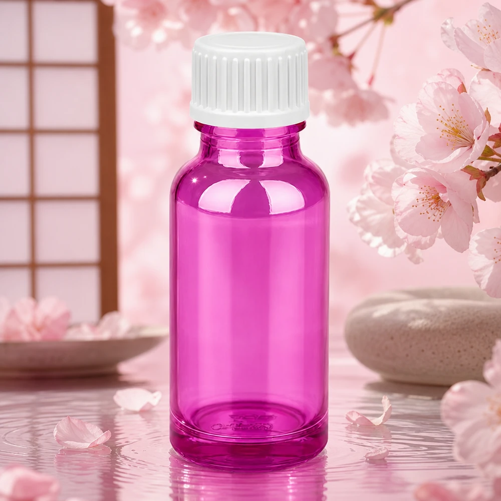 Handig paars druppelflesje van 20 ml voor het professioneel doseren van tincturen