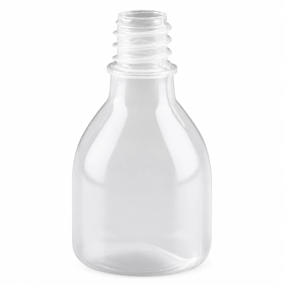 Nauwe hals laboratoriumfles 20ml zonder sluiting Compacte, doorzichtige laboratoriumfles met smalle hals, 20 ml, zonder deksel, voor monsters en reagentia
