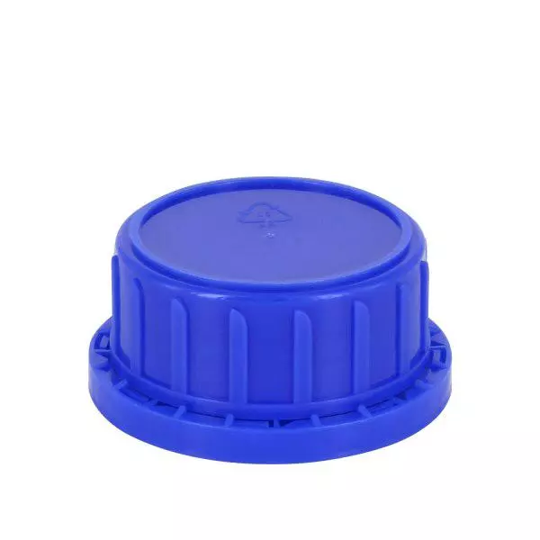 Schroefsluiting VR DIN 54 blauw met EPE-tussenlaag, passend op flessen met wijde hals 500ml en 1000ml (Art Schroefsluiting VR DIN 54 blauw met EPE-tussenlaag, passend op flessen met wijde hals 500ml en 1000ml (Art