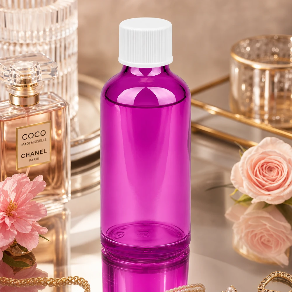 Professionele 50ml laboratoriumfles in Purple Line kwaliteit voor steriele opslag