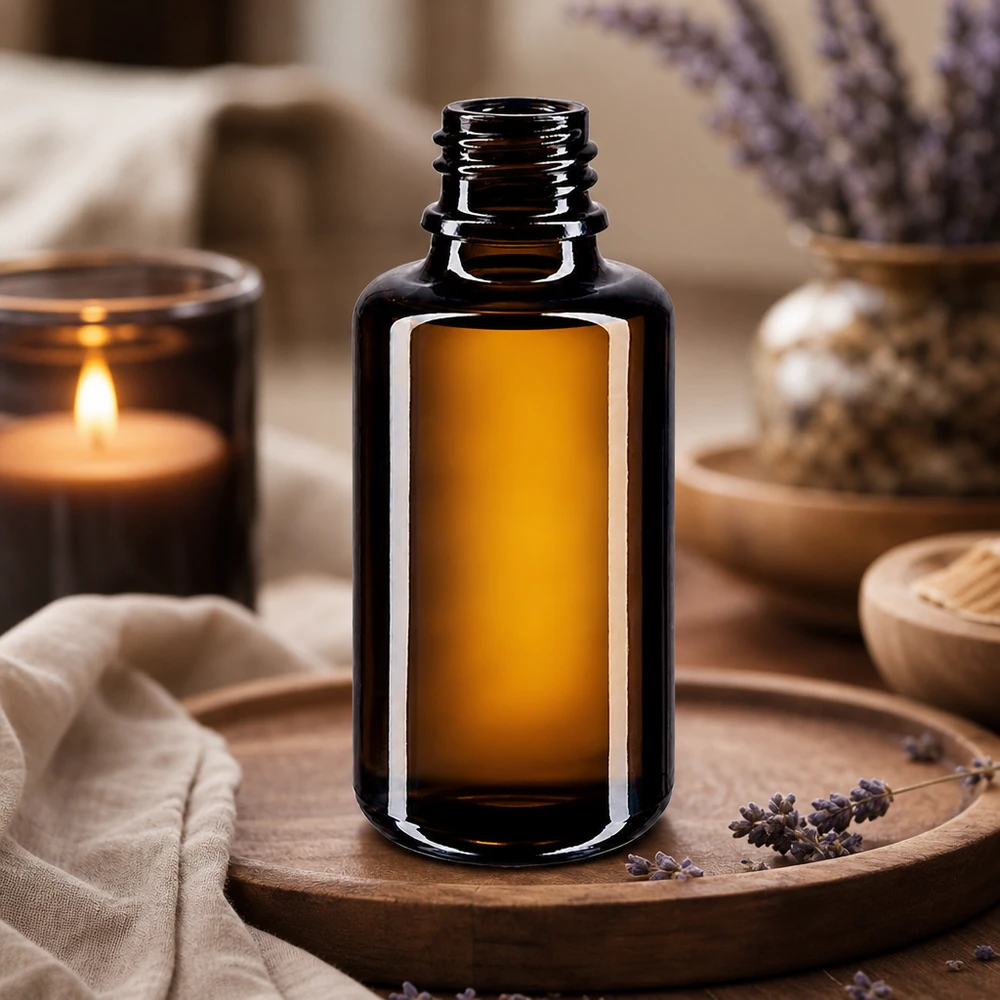Violetglas fles 30ml DIN 18 (Mironglas) 30ml violet glazen druppelfles Orion ideaal voor zelfgemaakte cosmetica en natuurlijke remedies