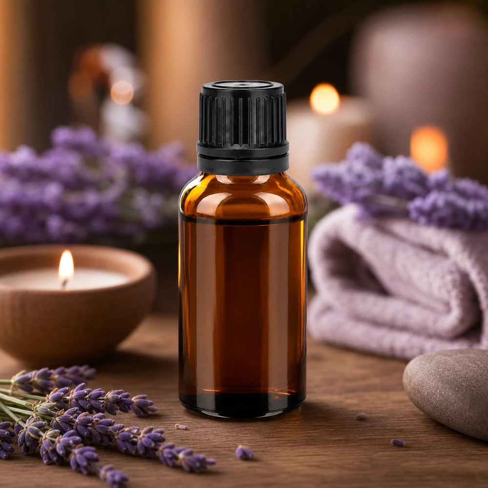 Premium 20ml BrownLine glazen fles met kindveilige dop voor medicijnkastjes en wellnesscentra