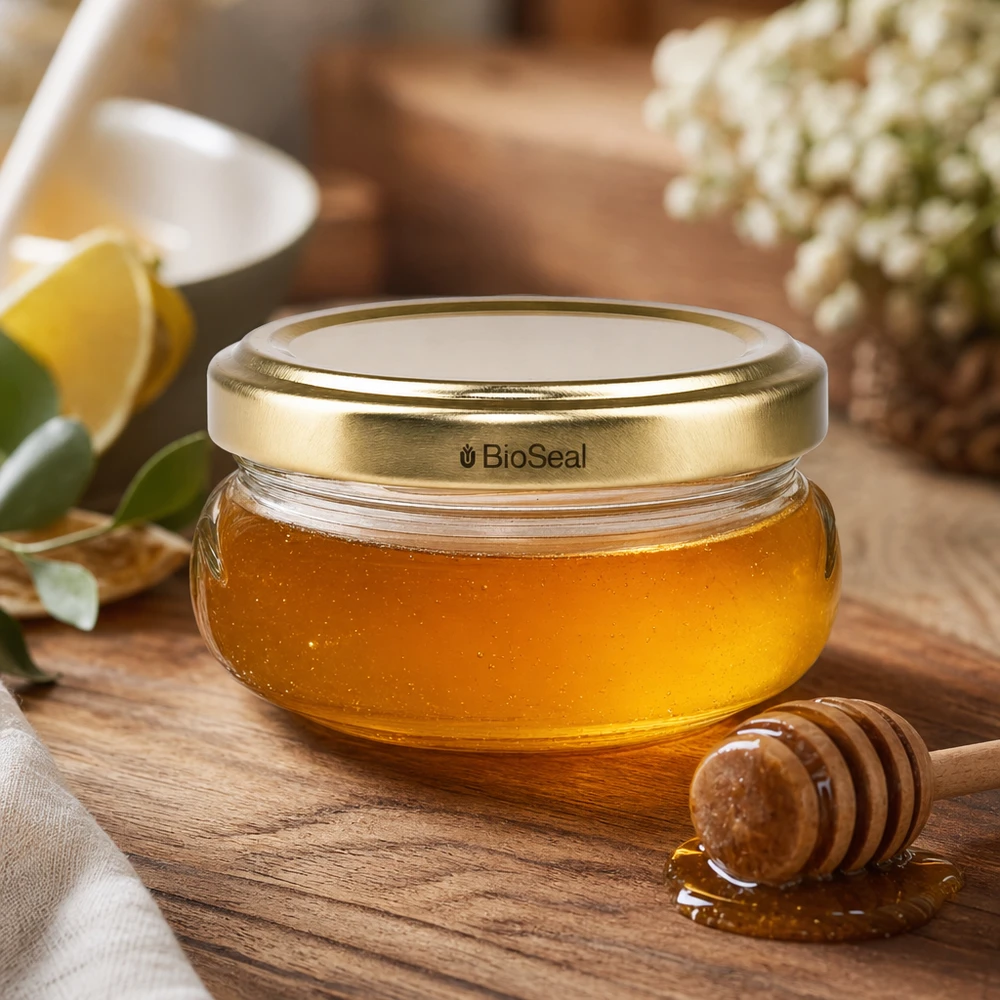 120ml terrine met BioSeal deksel goud UNiTWIST 120ml terrine met BioSeal deksel goud UNiTWIST
