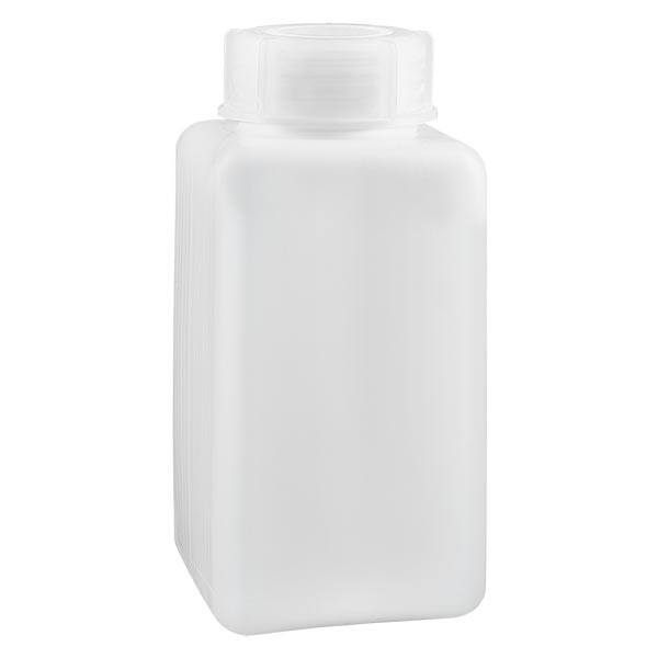 Chemicaliënfles 1500 ml, wijde hals, incl. sluiting GL 65 Chemicaliënfles 1500 ml, wijde hals, incl. sluiting GL 65