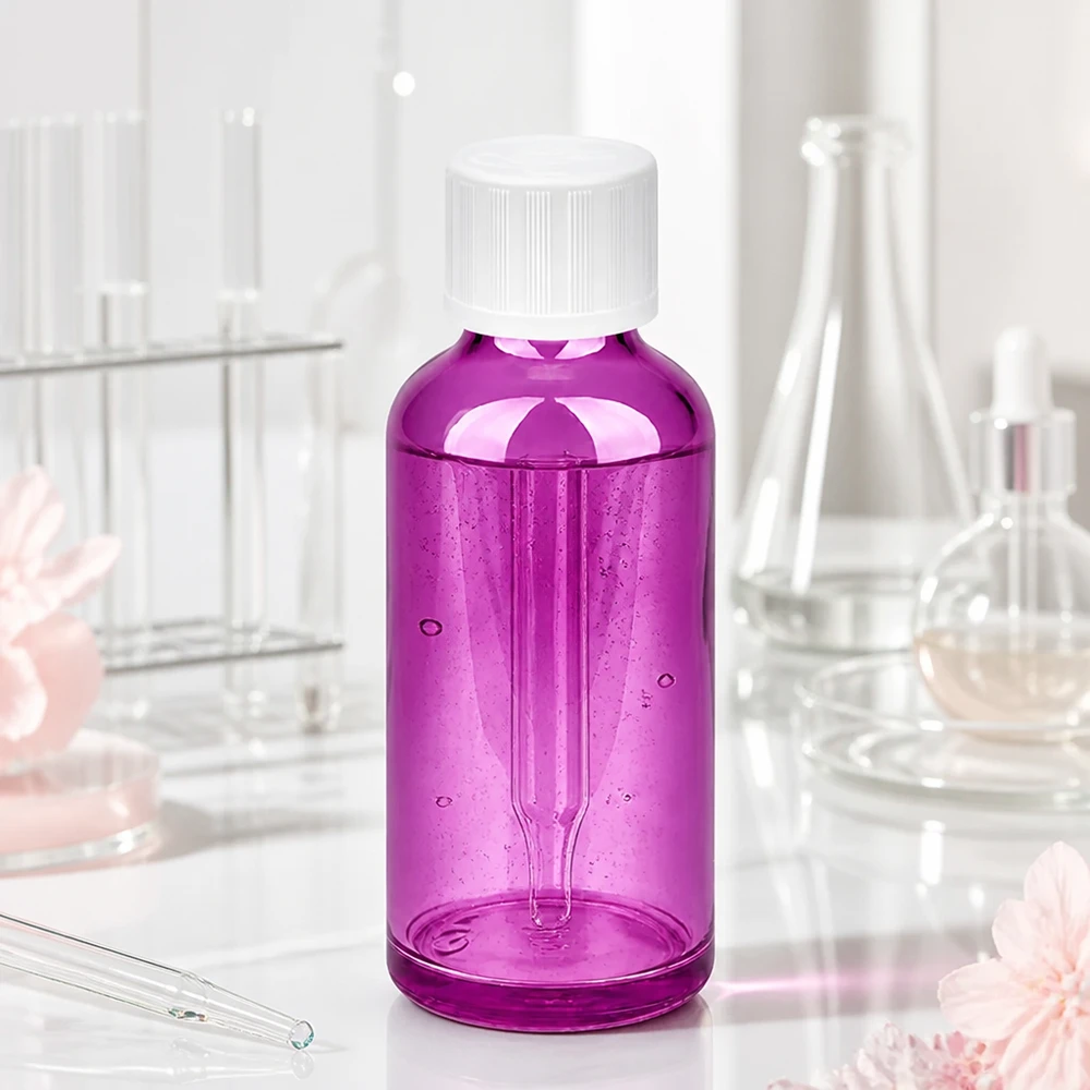 50ml druppelflacon 1,2mm wit Standaard Kindbestendig PurpleLine.UT18/50 Precisie druppelflacon 50ml met 1,2mm doseeropening voor druppelprecies aanbrengen