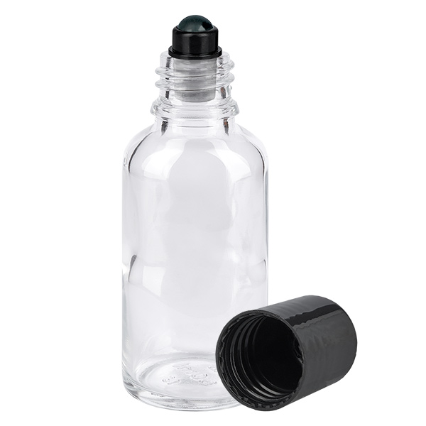 30ml flacon roll-on zwart STD ClearLine UT18/30 30ml flacon roll-on zwart STD ClearLine UT18/30