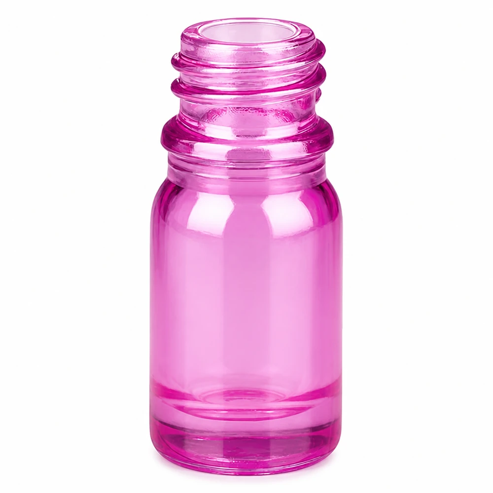 Compacte 5ml PurpleLine UT18/5 medicijnfles in een elegant paars ontwerp