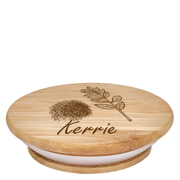 Houten deksel "Kerrie" voor WECK RR60 Houten deksel "Kerrie" voor WECK RR60